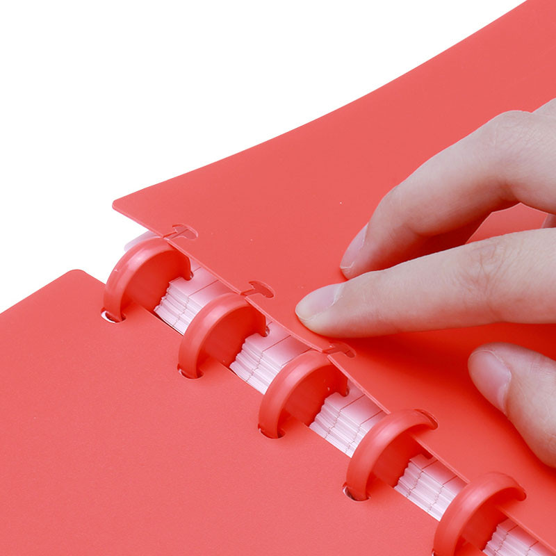 Rupa u obliku gljive, slobodni listovi, omot A5 planera za Discbound prijenosno računalo Diskovi u obliku gljive, prstenovi, uvez, vezivo, školjka, dodaci s T-rupom