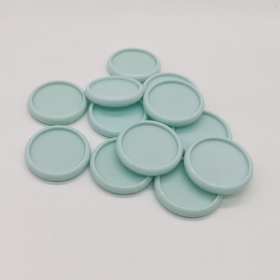 30 KOM Heart Uvez Disk Gljiva Rupa Šarena kopča Loose Leaf 30 MM Plastični prstenovi za uvez Potrepštine za bilježnice DIY Binder