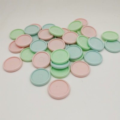 30 KOM Heart Uvez Disk Gljiva Rupa Šarena kopča Loose Leaf 30 MM Plastični prstenovi za uvez Potrepštine za bilježnice DIY Binder