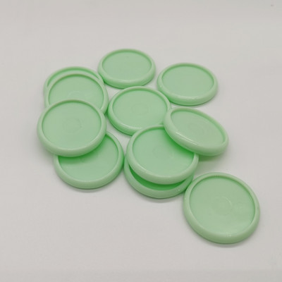 30 KOM Heart Uvez Disk Gljiva Rupa Šarena kopča Loose Leaf 30 MM Plastični prstenovi za uvez Potrepštine za bilježnice DIY Binder