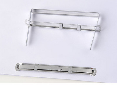 10/50 kom Datoteke s dokumentima Traka za pričvršćivanje Metalna plastika 2 rupe Spojnica za uvezivanje Prsten za uvez Ured 8 CM