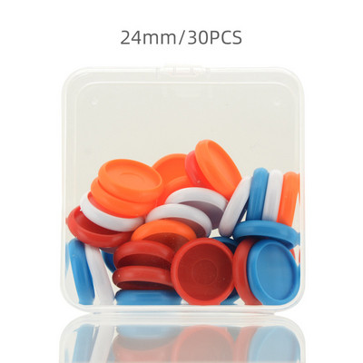 Fromthenon 30/50 DB Színes iratgyűjtő gyűrűk Gombalyuk laza levél tervező gyűrűs kötési kellékek Notebook műanyag lemezcsat