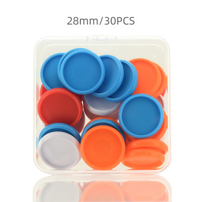 Fromthenon 30/50 DB Színes iratgyűjtő gyűrűk Gombalyuk laza levél tervező gyűrűs kötési kellékek Notebook műanyag lemezcsat