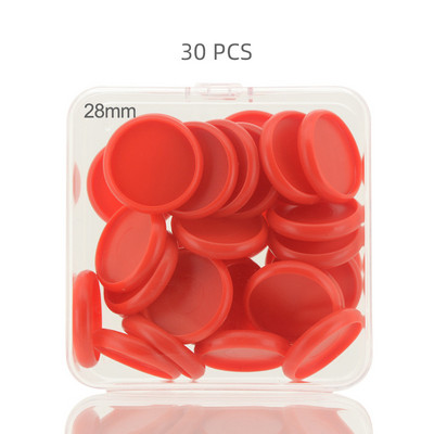 Fromthenon 30/50 DB Színes iratgyűjtő gyűrűk Gombalyuk laza levél tervező gyűrűs kötési kellékek Notebook műanyag lemezcsat