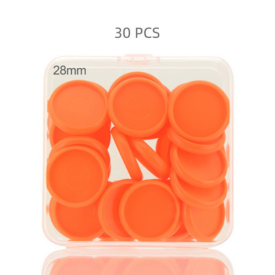 Fromthenon 30/50 DB Színes iratgyűjtő gyűrűk Gombalyuk laza levél tervező gyűrűs kötési kellékek Notebook műanyag lemezcsat