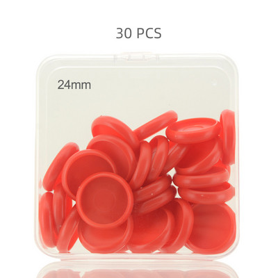 Fromthenon 30/50 DB Színes iratgyűjtő gyűrűk Gombalyuk laza levél tervező gyűrűs kötési kellékek Notebook műanyag lemezcsat