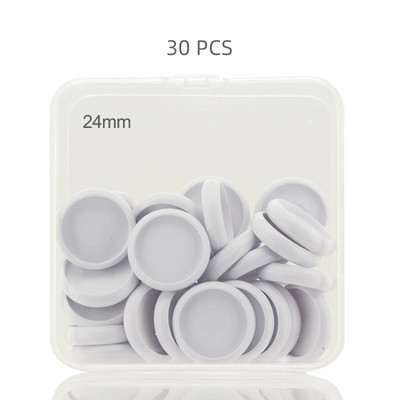 Fromthenon 30/50 DB Színes iratgyűjtő gyűrűk Gombalyuk laza levél tervező gyűrűs kötési kellékek Notebook műanyag lemezcsat