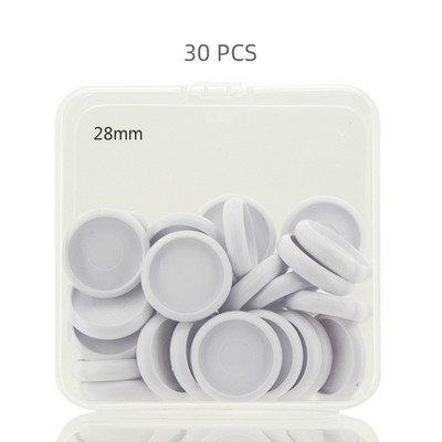 Fromthenon 30/50 DB Színes iratgyűjtő gyűrűk Gombalyuk laza levél tervező gyűrűs kötési kellékek Notebook műanyag lemezcsat