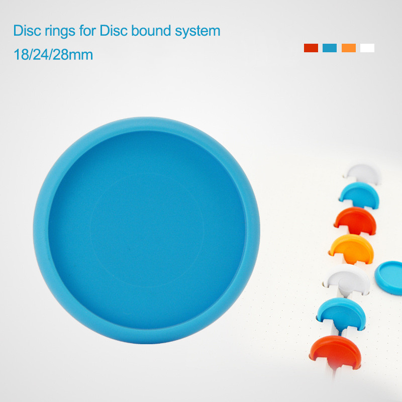 Fromthenon 30/50 DB Színes iratgyűjtő gyűrűk Gombalyuk laza levél tervező gyűrűs kötési kellékek Notebook műanyag lemezcsat