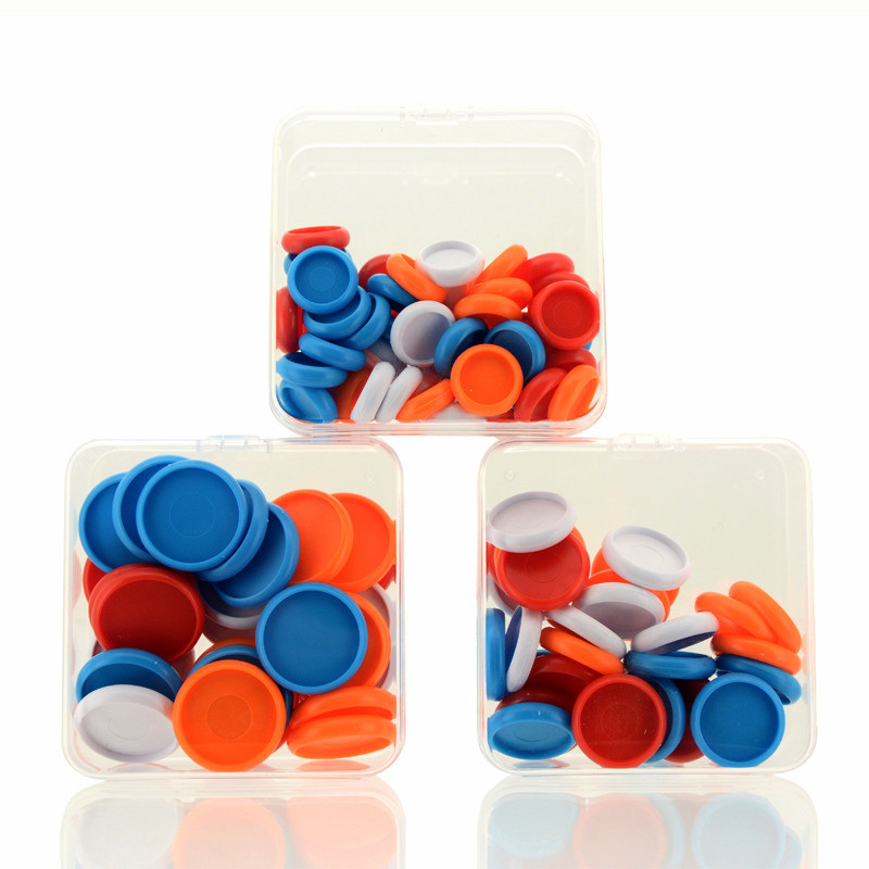 Fromthenon 30/50 DB Színes iratgyűjtő gyűrűk Gombalyuk laza levél tervező gyűrűs kötési kellékek Notebook műanyag lemezcsat