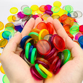 Fromthenon 50 τμχ Δίσκοι βιβλιοδεσίας για Discbound Notebook Mushroom Hole Planner Scrapbooking Δαχτυλίδια γραφείου Σχολική γραφική ύλη