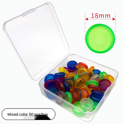 Fromthenon 50 τμχ Δίσκοι βιβλιοδεσίας για Discbound Notebook Mushroom Hole Planner Scrapbooking Δαχτυλίδια γραφείου Σχολική γραφική ύλη