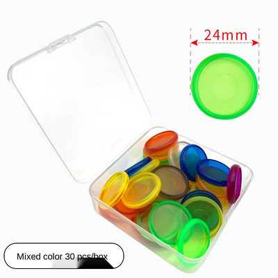 Fromthenon 50 τμχ Δίσκοι βιβλιοδεσίας για Discbound Notebook Mushroom Hole Planner Scrapbooking Δαχτυλίδια γραφείου Σχολική γραφική ύλη