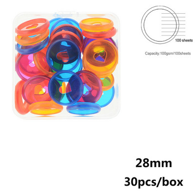 28 mm-es A5 A6 lemezes kötésű notebook tervező lemezek kötözőgyűrű Macaron szív alakú gombalyuk lemezbe kötött lemezek kötözési kellékek