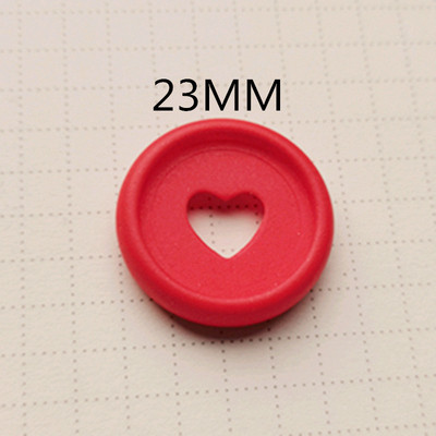 30PCS23MM matt műanyag kötőgyűrű jegyzetfüzet gomba lyuk laza levelű tekercs gombkötés csat barkácskötés CD