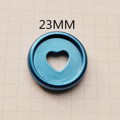 30PCS23MM matt műanyag kötőgyűrű jegyzetfüzet gomba lyuk laza levelű tekercs gombkötés csat barkácskötés CD