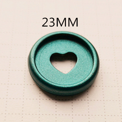 30PCS23MM matt műanyag kötőgyűrű jegyzetfüzet gomba lyuk laza levelű tekercs gombkötés csat barkácskötés CD