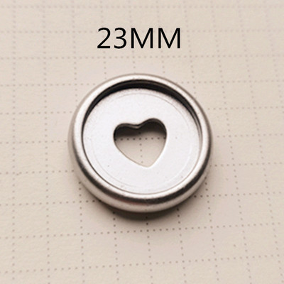 30PCS23MM matt műanyag kötőgyűrű jegyzetfüzet gomba lyuk laza levelű tekercs gombkötés csat barkácskötés CD