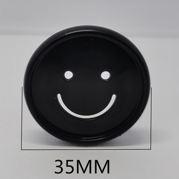 30PCS35MM пластмасова катарама с пръстен за подвързване с усмихнато лице за тетрадка, консумативи за подвързване на тетрадка с отпусната дупка за гъби
