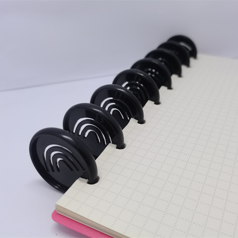 30PCS 35MM smješko plastična prstenasta kopča za uvez za prijenosno računalo pribor za uvez prijenosnog računala s rupom u obliku gljive na otvorenim listovima