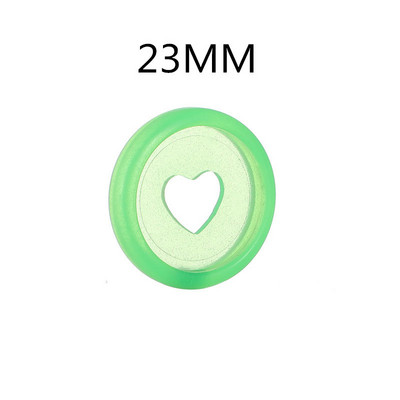 20PCS, 23MM kopča za uvezivanje s rupom u obliku gljive prikladna za djevojčice, notes s otvorenim listovima, prozirni plastični ljubavni disk za uvezivanje.