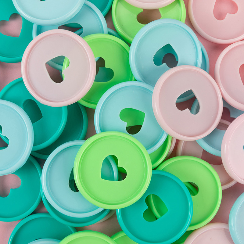 11 buc/cutie Inele de legare cu inimă Disc de legare 35 mm Orificie pentru ciuperci Planificator pentru album de însemnări Discuri pentru caiet în foițe libere Rechizite pentru birou și școală