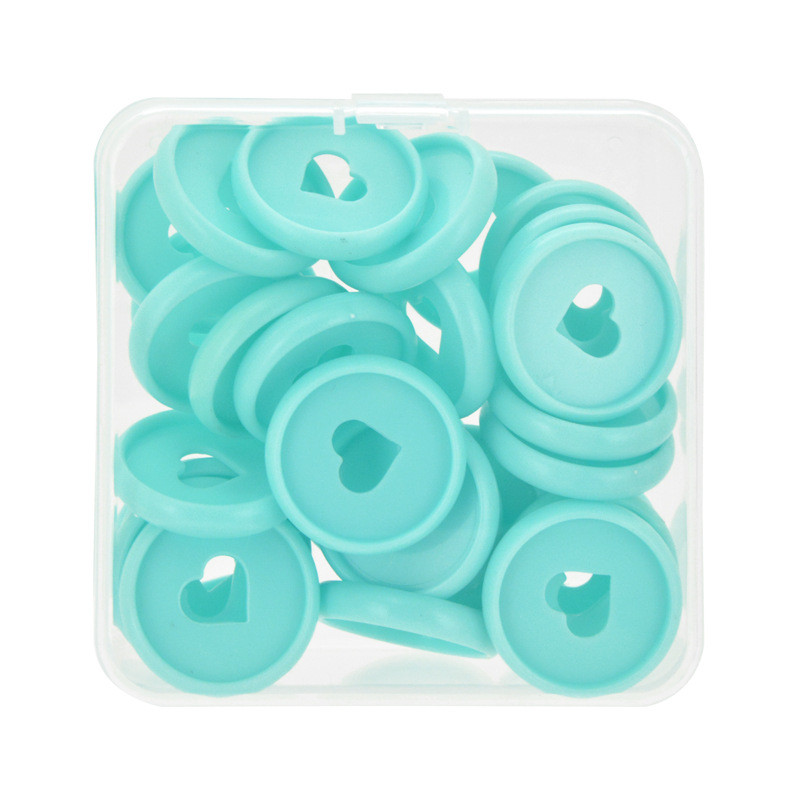 24/28/32 mm Gljivasta rupa za uvez Kopča Macarons Love Plastični prsten Bilježnice s otvorenim listovima Planeri Diskovi Diskovi za uvez