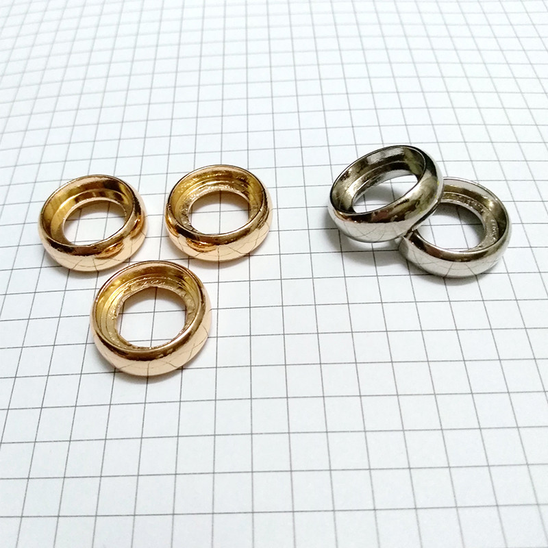 10PC Metalni labavi prsten DIY Ploča s rupom od gljive List s kopčom za uvezivanje knjiga Školski pribor Disk za uvez knjige Okrugli uredski materijal