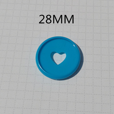 30PCS 28MM plastični prsten za uvez u boji kopča labavi listovi gljiva rupa pribor za prijenosna računala uredski uvez za učenje
