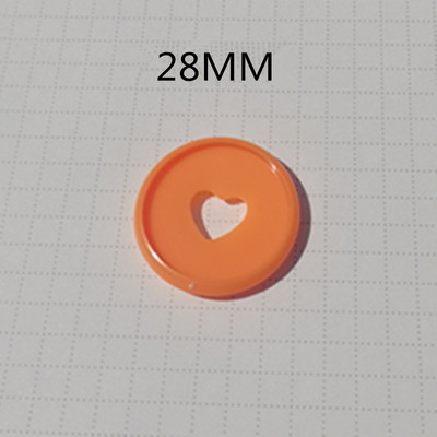 30PCS 28MM plastični prsten za uvez u boji kopča labavi listovi gljiva rupa pribor za prijenosna računala uredski uvez za učenje