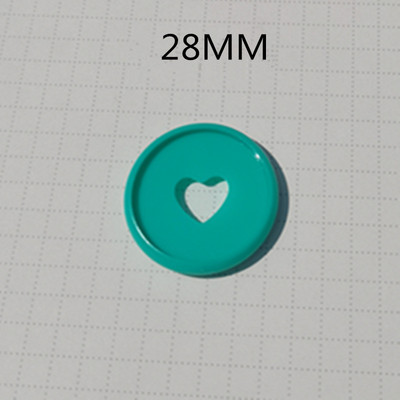 30PCS 28MM plastični prsten za uvez u boji kopča labavi listovi gljiva rupa pribor za prijenosna računala uredski uvez za učenje