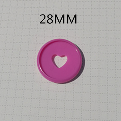 30PCS 28MM plastični prsten za uvez u boji kopča labavi listovi gljiva rupa pribor za prijenosna računala uredski uvez za učenje