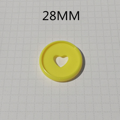30PCS 28MM plastični prsten za uvez u boji kopča labavi listovi gljiva rupa pribor za prijenosna računala uredski uvez za učenje