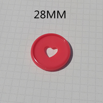 30PCS 28MM plastični prsten za uvez u boji kopča labavi listovi gljiva rupa pribor za prijenosna računala uredski uvez za učenje