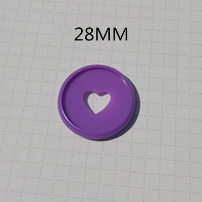 30PCS 28MM plastični prsten za uvez u boji kopča labavi listovi gljiva rupa pribor za prijenosna računala uredski uvez za učenje