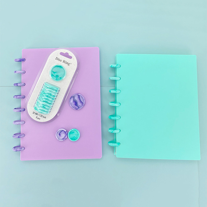 11db/doboz Kötőgyűrű Gombalyuk Tömör laza füzetkötő gomb Barkács könyvhurok irattartó Lemeztervező Scrapbook csat