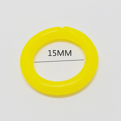 Unutarnji promjer 15 mm plastični prsten za uvezivanje DIY album kružni obruč za uvezivanje za otvaranje uredskog knjigovežnog pribora album