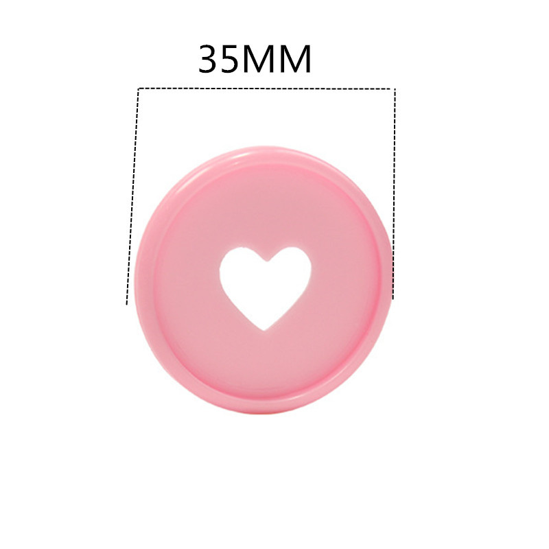 Plastični prsten za uvez bilježnica s otvorenim listovima, ljepilo s rupom u obliku gljive, ljubavni disk, uvez, CD, uredski pribor za uvez, 35MM12KOM