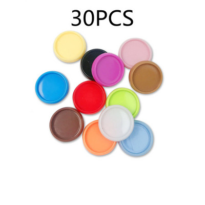 Prsten za uvezivanje od čvrste plastike, kopča za uvezivanje, rupa u obliku gljive, kopča diska za uvezivanje bilježnice na labave listove Kopča na labave listove 19MM30KOM