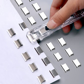 Prozirni potiskivač, akrilna kopča s dugim repom, jednostavan kreativni stroj za bešavno uvezivanje, podaci o uvezu knjige, ispitni papir, kopča za završnu obradu