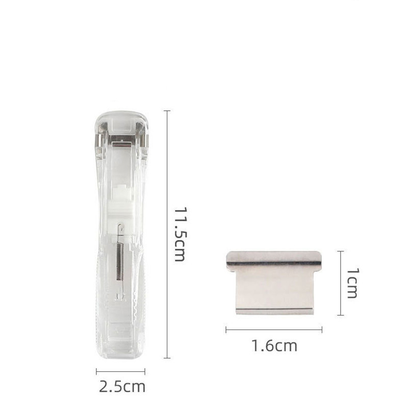 Prozirni potiskivač, akrilna kopča s dugim repom, jednostavan kreativni stroj za bešavno uvezivanje, podaci o uvezu knjige, ispitni papir, kopča za završnu obradu