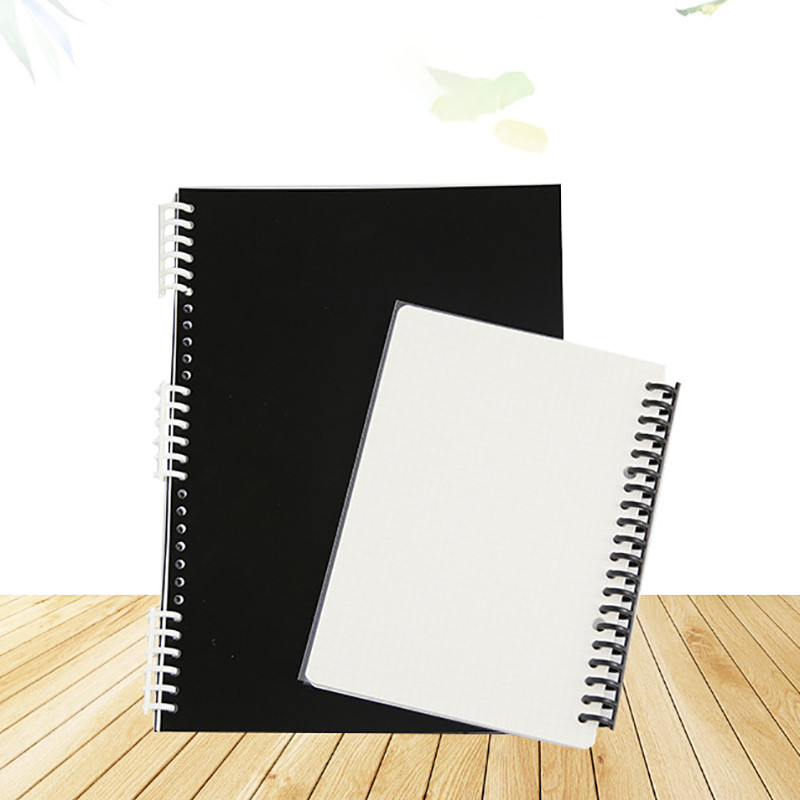 5 τεμ. 13mm 30 δακτύλιοι βιβλιοδεσίας οπών A4/A5/B5 λωρίδα λυτών φύλλων πλαστικό σπειροειδές κλιπ σημειωματάριου Πόρπη γραφείου Χαρτικά είδη γραφείου