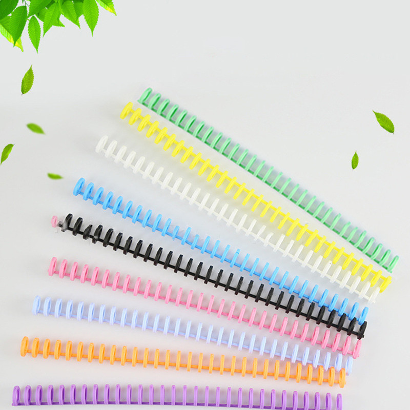 5 τεμ. 13mm 30 δακτύλιοι βιβλιοδεσίας οπών A4/A5/B5 λωρίδα λυτών φύλλων πλαστικό σπειροειδές κλιπ σημειωματάριου Πόρπη γραφείου Χαρτικά είδη γραφείου