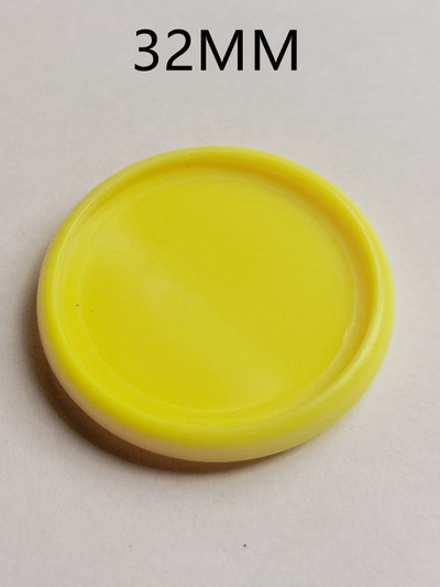 30 de bucăți de ciuperci, din plastic, cataramă cu inel de legare, noua gaură de ciuperci inserabilă, bloc de note cu foi libere, disc cu foi de 32 mm