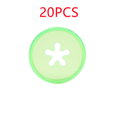 20PCS35MM pločica za uvezivanje bilježnica s slobodnim listovima, kopča, plastični prsten za uvezivanje, smajli uzorak rupe u obliku gljive, pribor za uvez bilježnice
