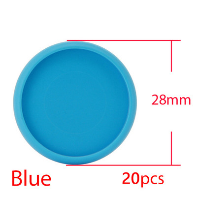 20 buc. Discuri de legare cu ciuperci, 28 mm, inel colorat cu frunze libere, inele de planificare DIY, cataramă de legare, disc pentru liant pentru notebook, consumabile de birou