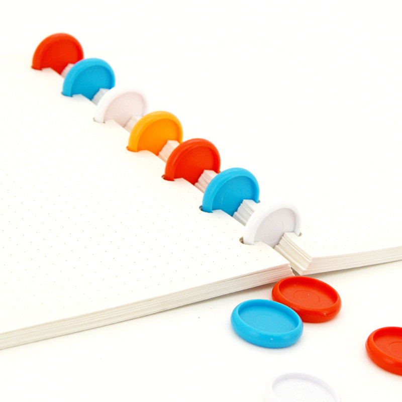 20 buc. Discuri de legare cu ciuperci, 28 mm, inel colorat cu frunze libere, inele de planificare DIY, cataramă de legare, disc pentru liant pentru notebook, consumabile de birou