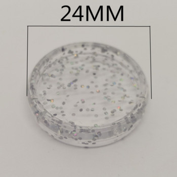 30PCS24MM πλαστικό μανιτάρι με οπή μανιταριού πόρπη δέσιμο δακτυλίου συμπαγές δέσιμο αξεσουάρ CD notebook