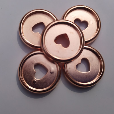 11 DB Rózsaarany kötőgomba lyukas csat barkács notebook műanyag lemezek Gombkötő Kiegészítők Csat Gombalyuk könyv