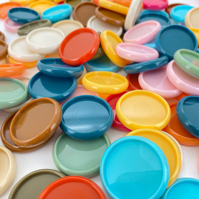 30PCS24MM plastična prstenasta kopča za uvezivanje, jednobojni CD s rupom u obliku gljive s slobodnim uvezom, pribor za uredski uvez